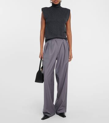 Pantalon droit Ripley à taille haute | The Frankie Shop