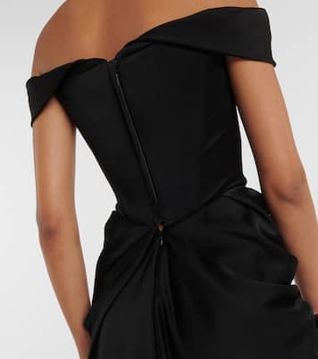 Off-Shoulder-Minikleid aus Crêpe | Vivienne Westwood