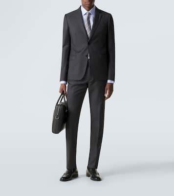 Wool and mohair canvas suit | Zegna