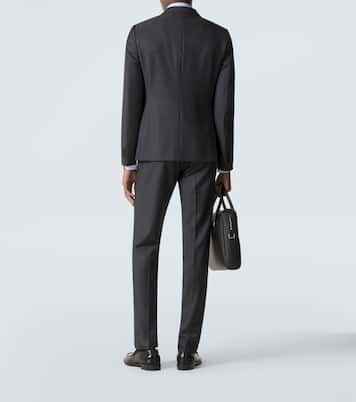 Wool and mohair canvas suit | Zegna
