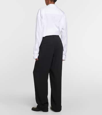 Weite High-Rise-Hose | The Row