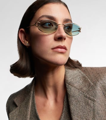 Gafas de sol ovaladas Signature C | Cartier Eyewear Collection