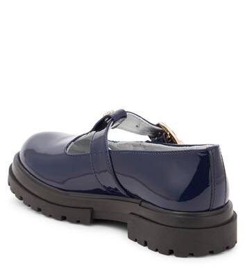 T-bar patent leather flats | Monnalisa