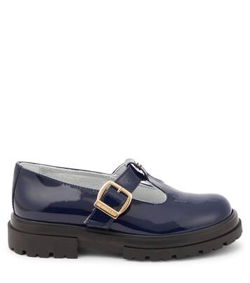 T-bar patent leather flats | Monnalisa