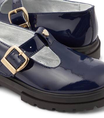 T-bar patent leather flats | Monnalisa