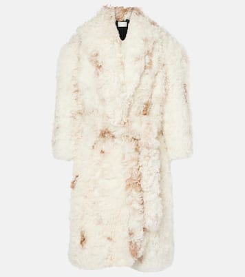 Belted shearling coat | Magda Butrym