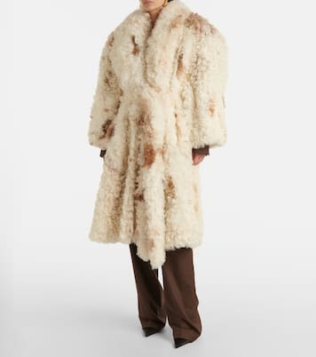 Belted shearling coat | Magda Butrym