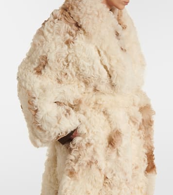 Belted shearling coat | Magda Butrym