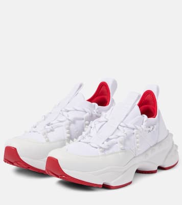 Trailnrun leather-trimmed sneakers | Christian Louboutin