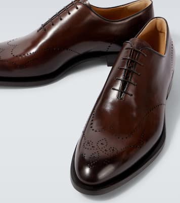 Ajouré Equilibre Venezia leather Oxford shoes | Berluti