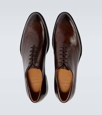Ajouré Equilibre Venezia leather Oxford shoes | Berluti