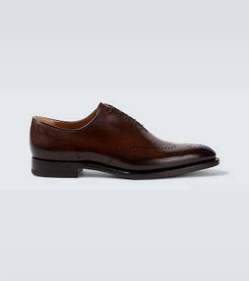 Ajouré Equilibre Venezia leather Oxford shoes | Berluti