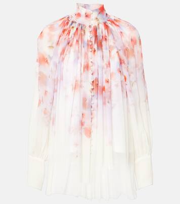 Crush Smock floral blouse | Zimmermann