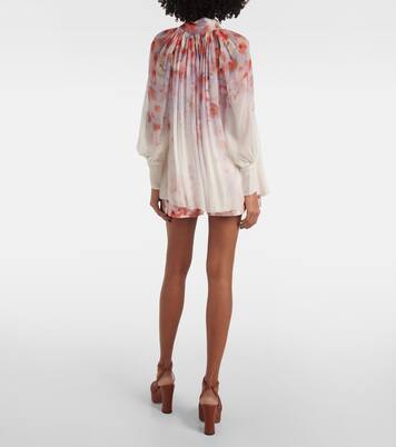 Crush Smock floral blouse | Zimmermann