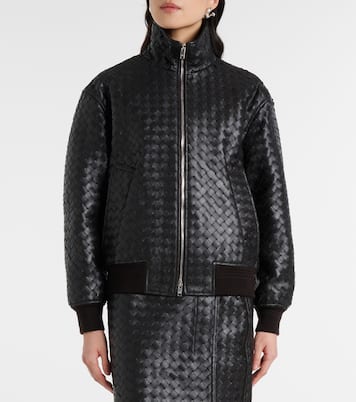 Intrecciato leather jacket | Bottega Veneta