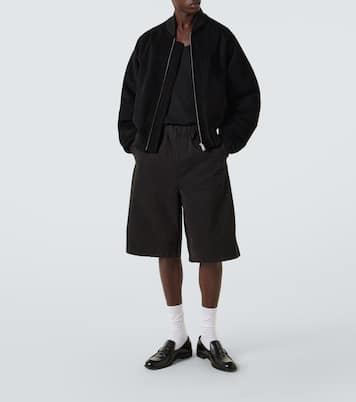 Suede bomber jacket | Entire Studios
