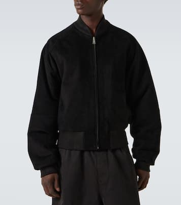Suede bomber jacket | Entire Studios