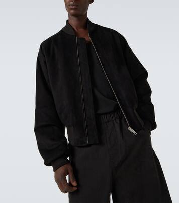 Suede bomber jacket | Entire Studios