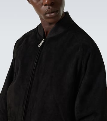 Suede bomber jacket | Entire Studios