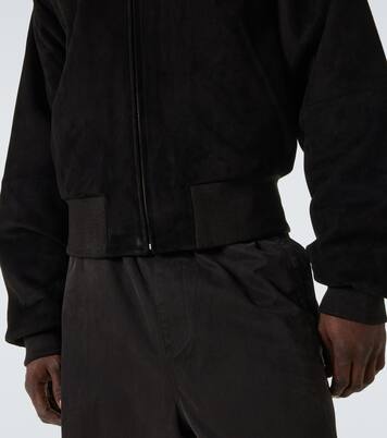 Suede bomber jacket | Entire Studios