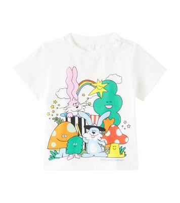 Printed cotton jersey T-shirt | Stella McCartney Kids