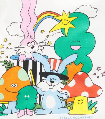 Printed cotton jersey T-shirt | Stella McCartney Kids