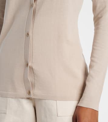 Cardigan Tennis aus Baumwolle und Seide | Max Mara
