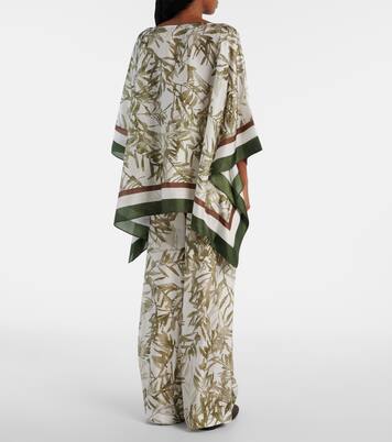 Printed silk kaftan | Brunello Cucinelli