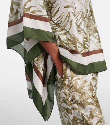 Printed silk kaftan | Brunello Cucinelli
