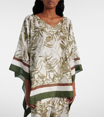 Printed silk kaftan | Brunello Cucinelli