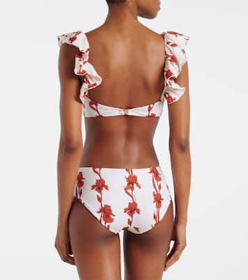 Haut de bikini Boy à volants et fleurs | La DoubleJ