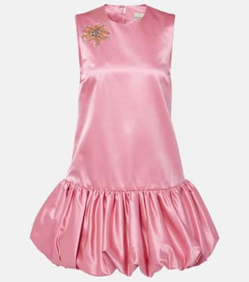Robe Neptuna en satin à ornements | Alémais