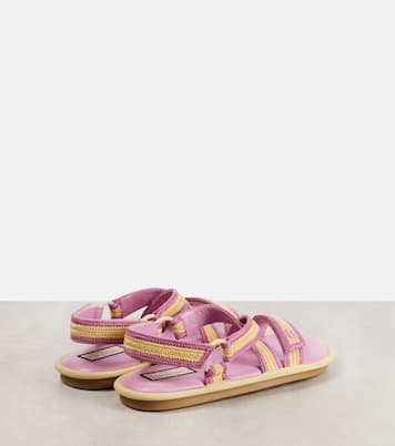 Lake Powell crochet sandals | Valentino Garavani