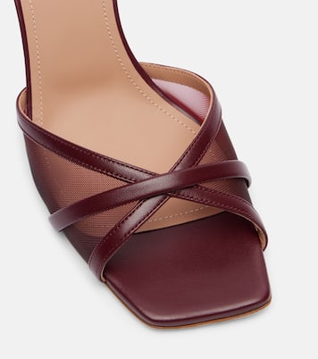 Pantoletten Perla 70 aus Leder und Mesh | Malone Souliers