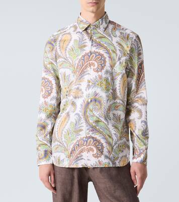Paisley cotton poplin shirt | Etro