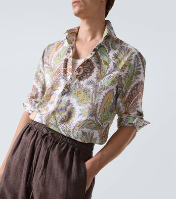 Paisley cotton poplin shirt | Etro