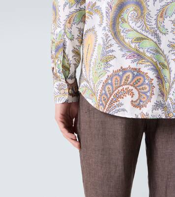 Paisley cotton poplin shirt | Etro