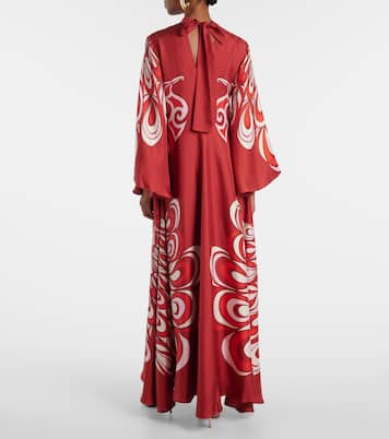 Maxikleid Magnifico aus Seiden-Twill | La DoubleJ