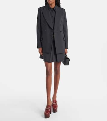 Double-breasted wool blazer | Gucci