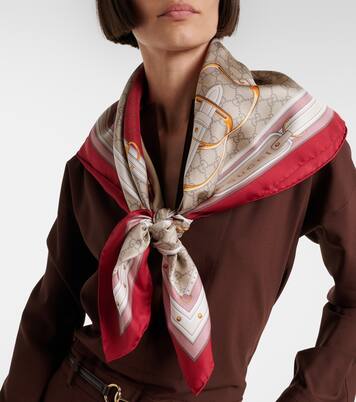 New Majo silk twill scarf | Gucci