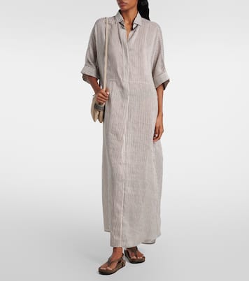 Monili suede thong sandals | Brunello Cucinelli