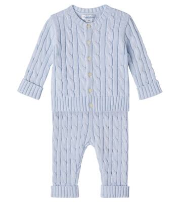 Set aus Cardigan und Hose aus Baumwoll-Strick | Polo Ralph Lauren Kids