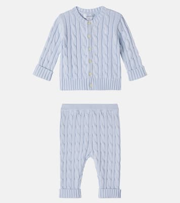 Set aus Cardigan und Hose aus Baumwoll-Strick | Polo Ralph Lauren Kids