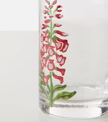 Fuchsia Murano glass oil bottle | Cabana