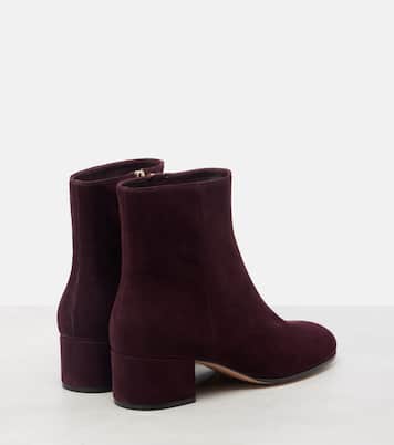 Joelle 45 velvet ankle boots | Gianvito Rossi