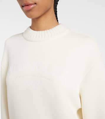 Logo cotton-blend sweatshirt | Moncler