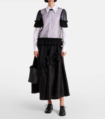 Top aus Tüll | Noir Kei Ninomiya