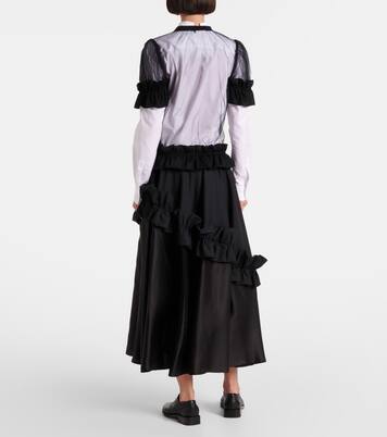 Top aus Tüll | Noir Kei Ninomiya