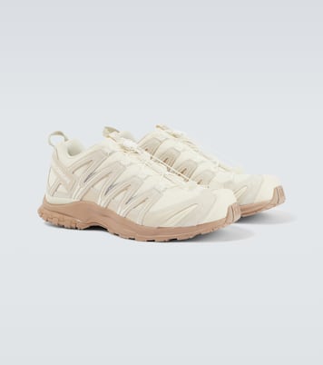 XA Pro 3D suede-trimmed sneakers | Salomon