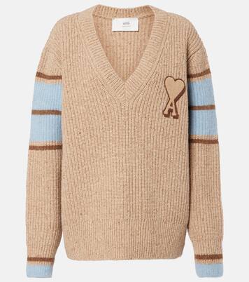 Jersey Ami de Coeur en mezcla de lana y alpaca | Ami Paris